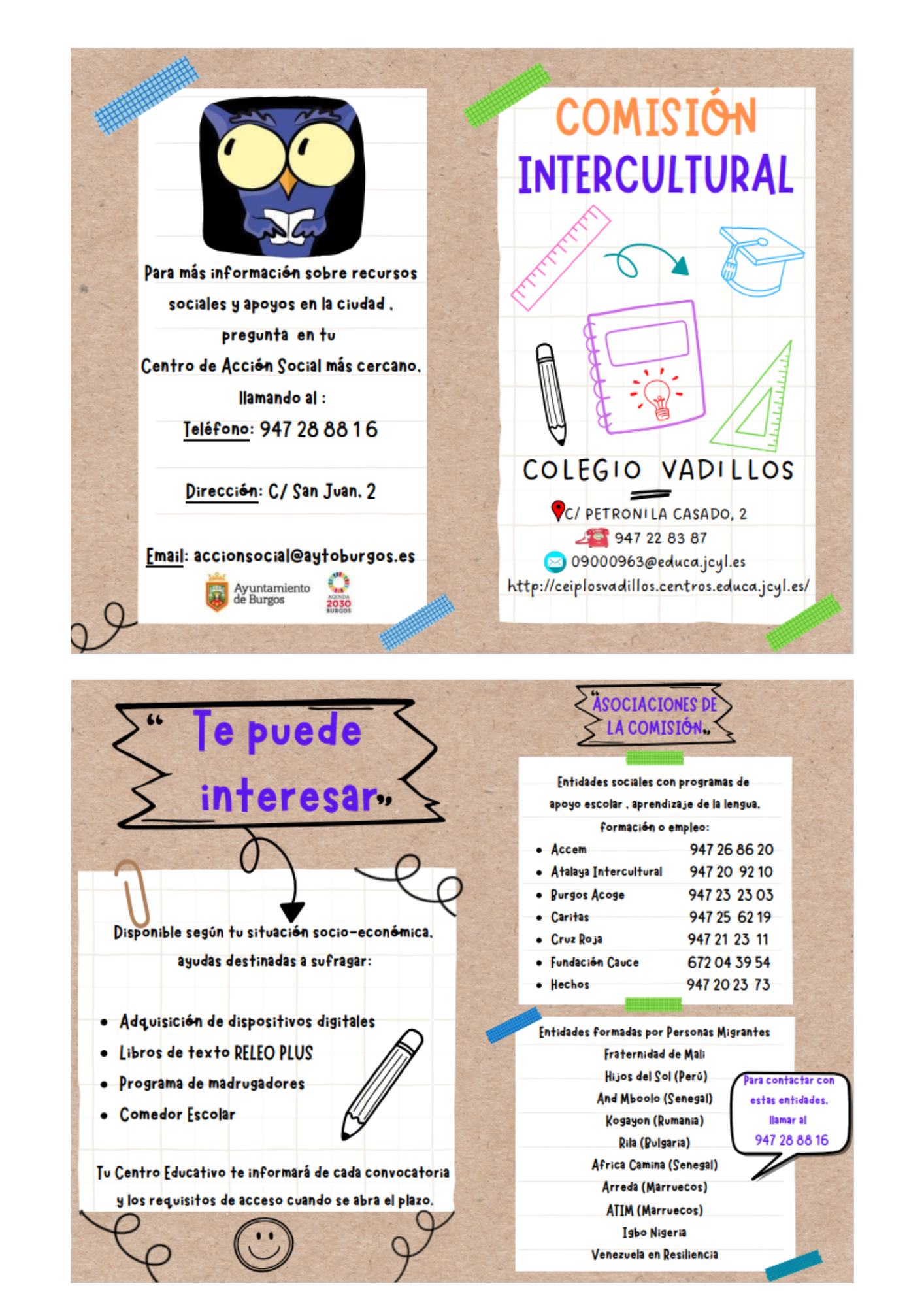 DÍPTICO AMPA COMISIÓN INTERCULTURAL